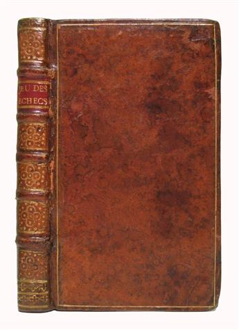CHESS.  Stamma, Phillip. Essai sur le Jeu des Echecs.  1737
